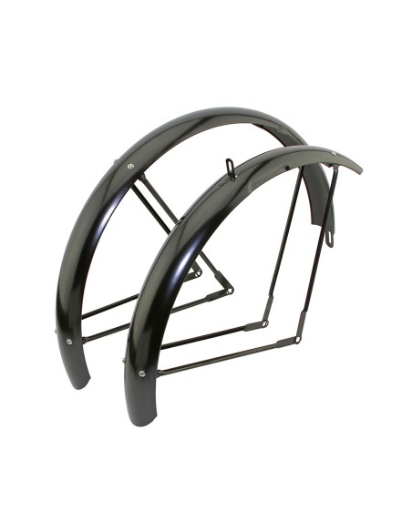 26 Classic Standard Balloon Fender Set Black.